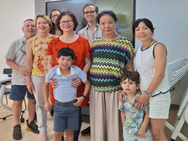 It warms our hearts when our adoptive parents visit us from time to time(Subject Image)