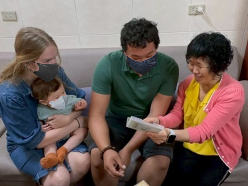 I once held you just like I am holding your son now.(Subject Image)