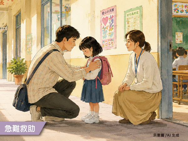 及時陪伴的父愛(標題圖檔)